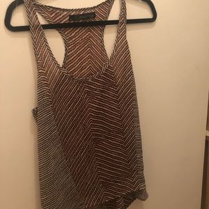 Striped tank top blouse